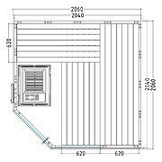 Alaska Corner dimensiuni