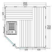 Komfort Corner dimensiuni